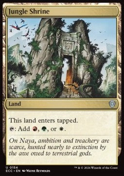 Jungle Shrine - Commander: Lorwyn Eclipsed (Uncommon) [ECC-154]