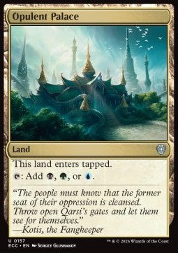Opulent Palace - Commander: Lorwyn Eclipsed (Uncommon) [ECC-157]