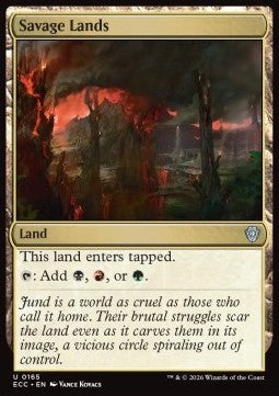Savage Lands - Commander: Lorwyn Eclipsed (Uncommon) [ECC-165]