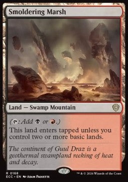 Smoldering Marsh - Commander: Lorwyn Eclipsed (Rare) [ECC-168]