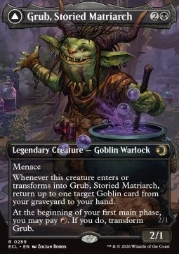 Grub, Storied Matriarch // Grub, Notorious Auntie - Lorwyn Eclipsed: Extras (Rare) [XECL-289]