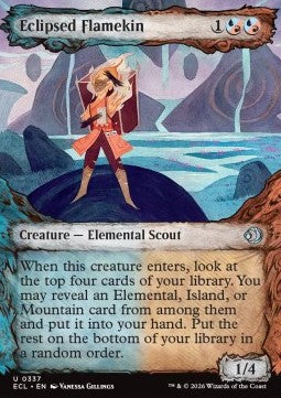 Eclipsed Flamekin - Lorwyn Eclipsed: Extras (Uncommon) [XECL-337]