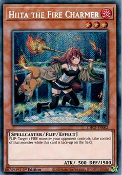 Hiita the Fire Charmer (V.2 - Secret Rare) - THE CHRONICLES DECK: Spirit Charmers (All-Foil Edition) (Secret Rare) [CH02-002]