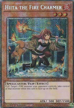 Hiita the Fire Charmer (V.3 - Starlight Rare) - THE CHRONICLES DECK: Spirit Charmers (All-Foil Edition) (Starlight Rare) [CH02-002]