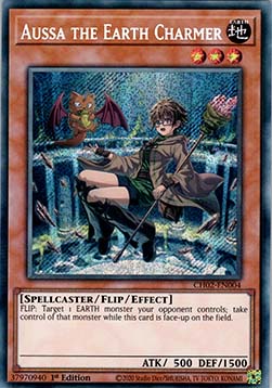 Aussa the Earth Charmer (V.2 - Secret Rare) - THE CHRONICLES DECK: Spirit Charmers (All-Foil Edition) (Secret Rare) [CH02-004]