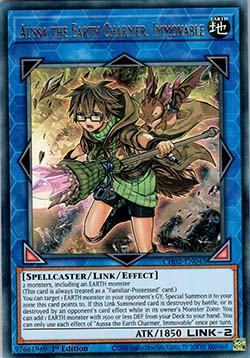 Aussa the Earth Charmer, Immovable - THE CHRONICLES DECK: Spirit Charmers (All-Foil Edition) (Ultra Rare) [CH02-045]