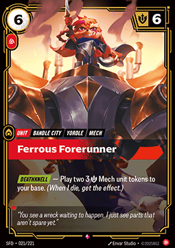 Ferrous Forerunner - Spiritforged (Rare) [SFD-021]