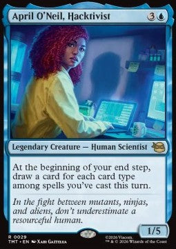 April O'Neil, Hacktivist - Teenage Mutant Ninja Turtles (Rare) [TMT-29]