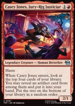 Casey Jones, Jury-Rig Justiciar - Teenage Mutant Ninja Turtles (Uncommon) [TMT-87]