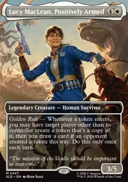 Lucy MacLean, Positively Armed - Secret Lair Drop Series: Rad Superdrop (Mythic) [SLDR-2447]