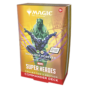 Commander: Magic: The Gathering | Marvel Super Heroes: "Wakanda Forever" Commander Deck: Collector's Edition - Commander: Marvel Super Heroes