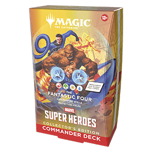 Commander: Magic: The Gathering | Marvel Super Heroes: "The Fantastic Four" Commander Deck: Collector's Edition - Commander: Marvel Super Heroes