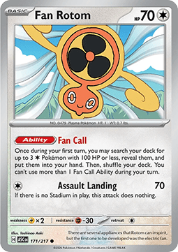 Fan Rotom - Ascended Heroes (Common) [ASC-171]