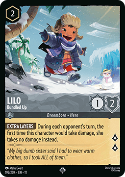 Lilo - Bundled Up - Winterspell (Super Rare) [11WSP-195]