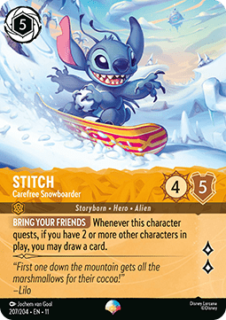 Stitch - Carefree Snowboarder (V.2) - Winterspell (Epic) [11WSP-207]