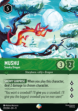 Mushu - Sneaky Dragon (V.2) - Winterspell (Epic) [11WSP-212]