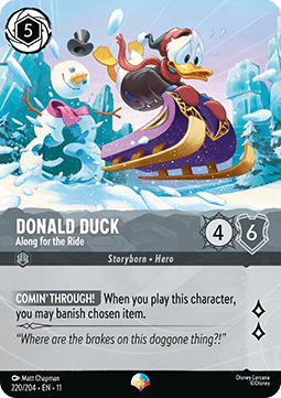 Donald Duck - Along for the Ride (V.2) - Winterspell (Epic) [11WSP-220]