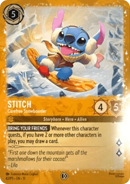 Stitch - Carefree Snowboarder - Promos Year 3 (Promo) [PR3-42]