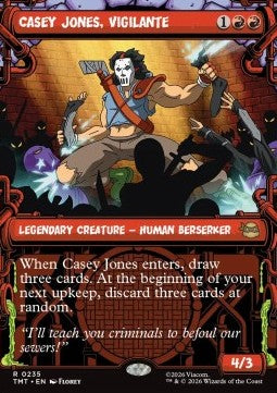 Casey Jones, Vigilante (V.1) - Teenage Mutant Ninja Turtles: Extras (Rare) [XTMT-235]