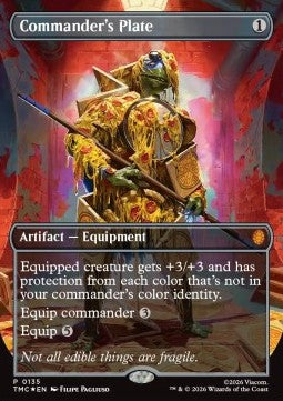Commander's Plate - Commander: Teenage Mutant Ninja Turtles: Extras (Mythic) [XTMC-135]