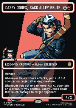 Casey Jones, Back Alley Brute (V.2) - Commander: Teenage Mutant Ninja Turtles: Extras (Rare) [XTMC-90]