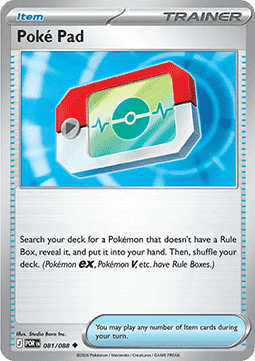 Poké Pad - Perfect Order (Uncommon) [POR-081]