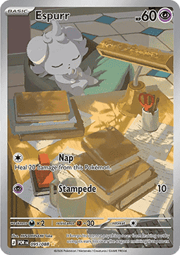 Espurr - Perfect Order (Illustration Rare) [POR-095]