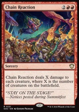 Chain Reaction - Commander: Secrets of Strixhaven (Rare) [SOC-121]