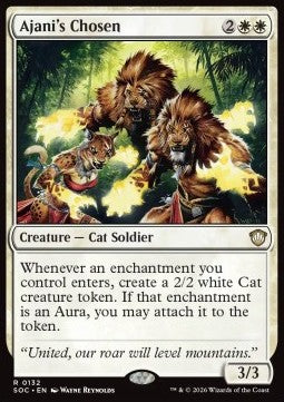 Ajani's Chosen - Commander: Secrets of Strixhaven (Rare) [SOC-132]