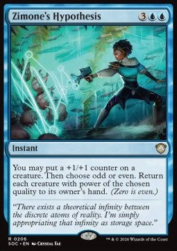 Zimone's Hypothesis - Commander: Secrets of Strixhaven (Rare) [SOC-206]