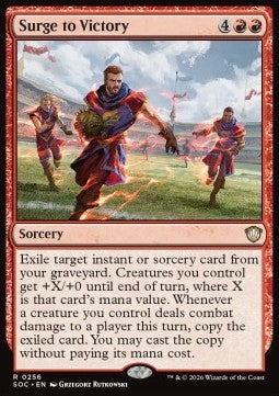 Surge to Victory - Commander: Secrets of Strixhaven (Rare) [SOC-256]