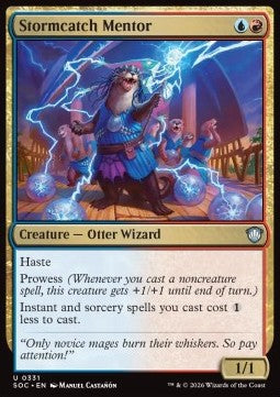 Stormcatch Mentor - Commander: Secrets of Strixhaven (Uncommon) [SOC-331]
