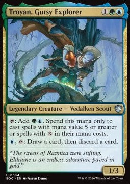 Troyan, Gutsy Explorer - Commander: Secrets of Strixhaven (Uncommon) [SOC-334]