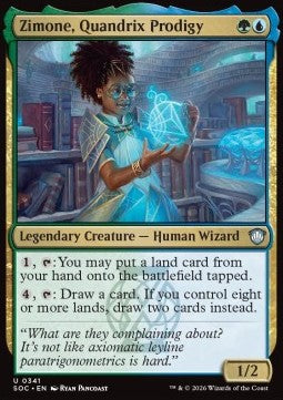 Zimone, Quandrix Prodigy - Commander: Secrets of Strixhaven (Uncommon) [SOC-341]