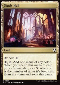 Study Hall - Commander: Secrets of Strixhaven (Common) [SOC-407]