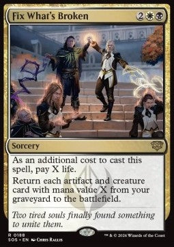 Fix What's Broken - Secrets of Strixhaven (Rare) [SOS-188]