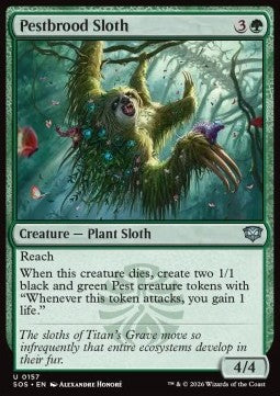 Pestbrood Sloth - Secrets of Strixhaven (Uncommon) [SOS-157]