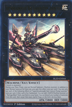 Superdreadnought Rail Cannon Flying Launcher (V.1 - Ultra Rare) - Blazing Dominion (Ultra Rare) [BLZD-044]