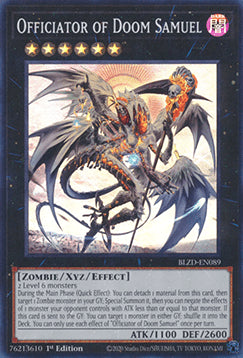 Officiator of Doom Samuel - Blazing Dominion (Super Rare) [BLZD-089]
