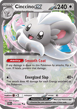 Cinccino ex - Chaos Rising (Double Rare) [CRI-073]