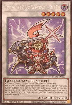 Legendary Six Samurai - Shi En - Battles of Legend: Glorious Gallery (Secret Rare) [BLGG-007]