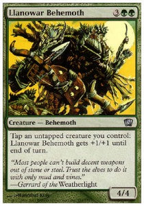 Llanowar Behemoth - Eighth Edition (Uncommon) [8ED-261]