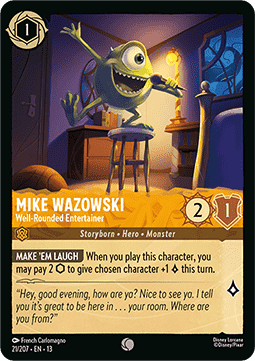 Mike Wazowski - Well-Rounded Entertainer