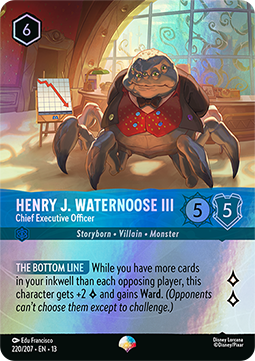 Henry J. Waternoose III - Chief Executive Officer (V.2)
