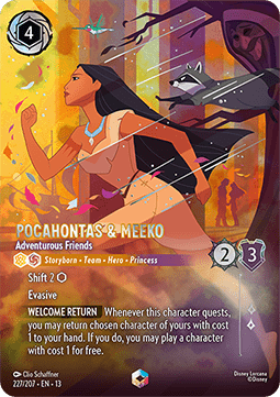 Pocahontas & Meeko - Adventurous Friends (V.2)