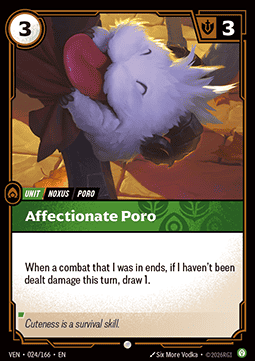 Affectionate Poro
