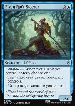 Elven Raft-Steerer