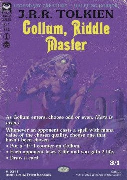 Gollum, Riddle Master (V.1)