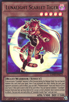 Lunalight Scarlet Tiger (V.1 - Ultra Rare)