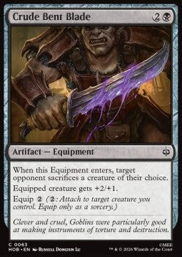 Crude Bent Blade